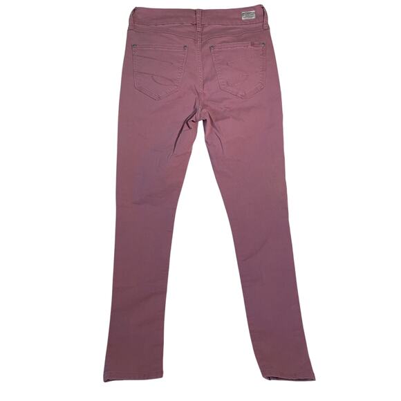 Seven7 Tummy-less Skinny Mauve Jeans size 6 - Picture 3 of 4